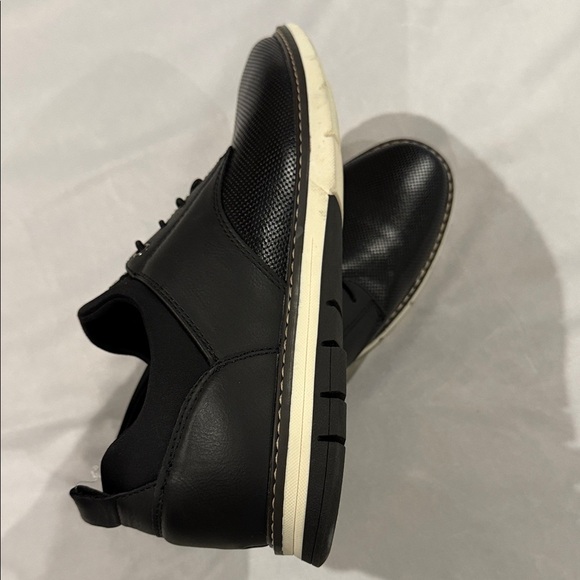 Steve Madden Black Textured Oxfords Men’s 8M - Picture 5 of 10